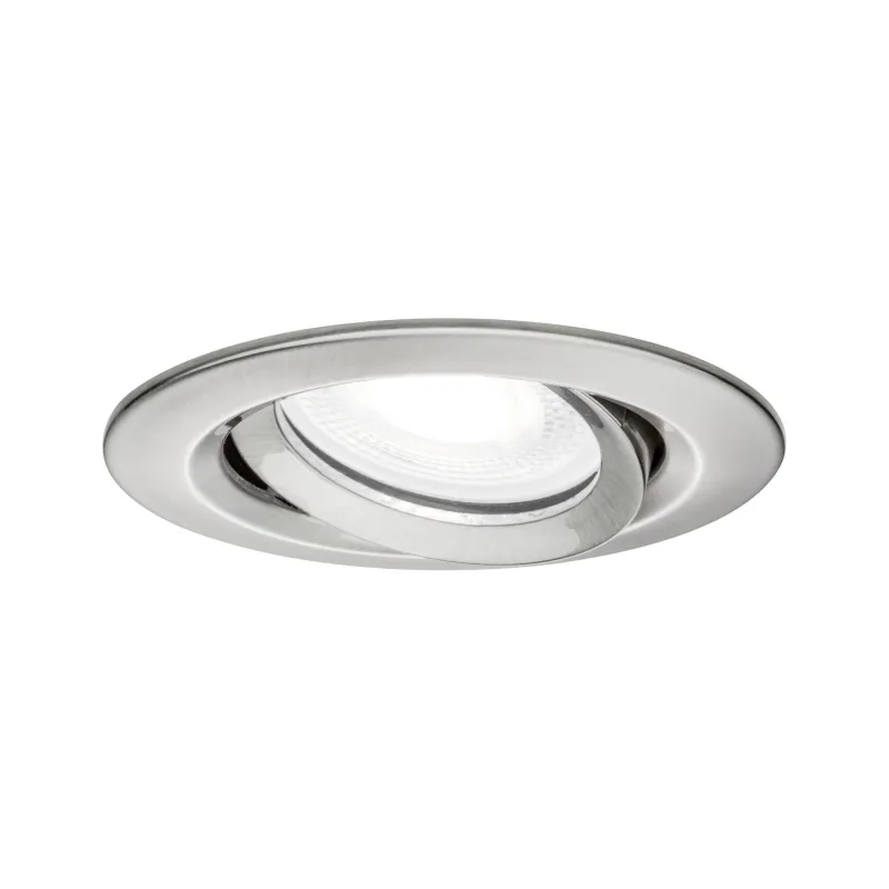 Enc Nova Plus IP65 orientable 1x6W 230V 4000K GU10 51mm acier brut/...