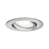 Enc Nova Plus IP65 orientable 1x6W 230V 4000K GU10 51mm acier brut/...