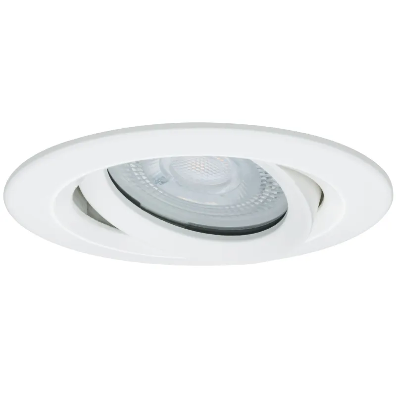 Enc Nova Plus IP65 orientable 1x6W 230V 4000K GU10 51mm Blanc dépol...