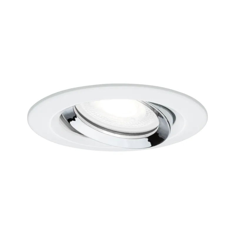 Enc Nova Plus IP65 orientable 1x6W 230V 4000K GU10 51mm Blanc dépol...