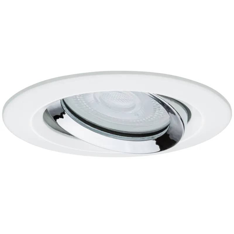 Enc Nova Plus IP65 orientable 1x6W 230V 4000K GU10 51mm Blanc dépol...