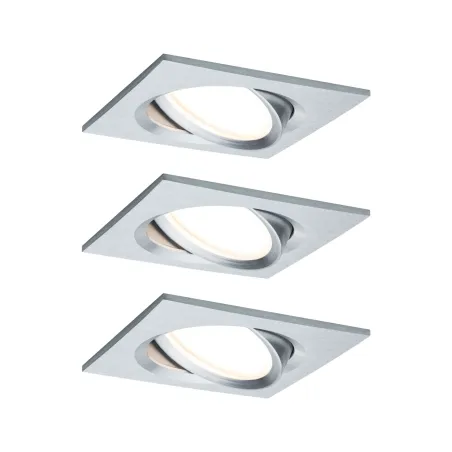 Kit enc Nova Plus Coin gra carré orient LED 3x6,8W 633lm 2700K alu/...
