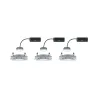 Kit enc Nova Plus Coin gra carré orient LED 3x6,8W 633lm 2700K alu/...