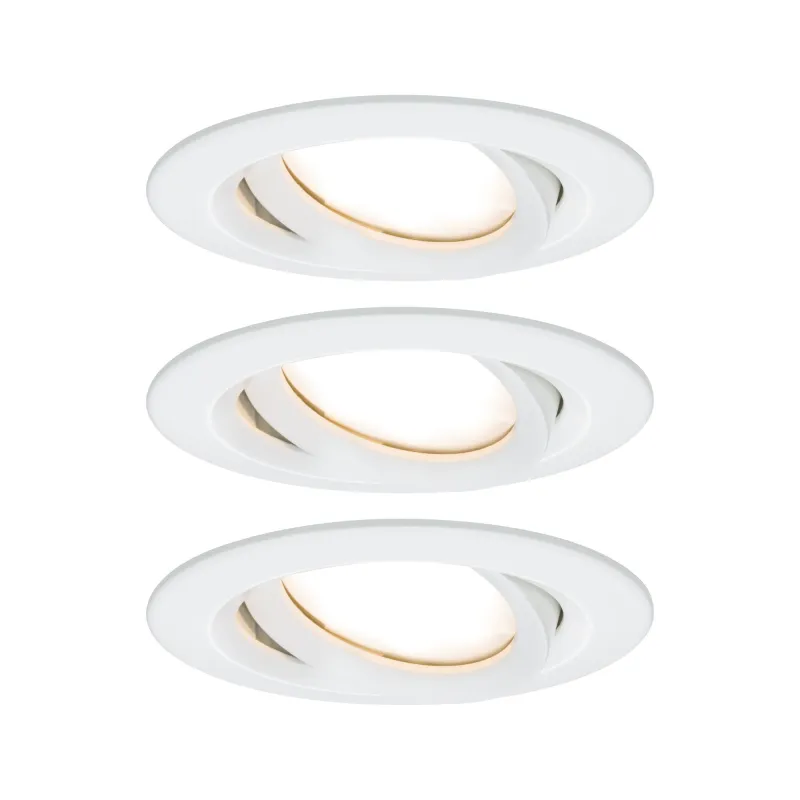 Kit enc Nova Plus Coin grad IP65 rd ori LED 3x6,8W 633lm 2700K Blc ...
