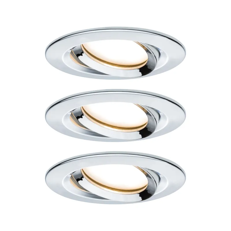 Kit enc Nova Plus Coin grad IP65 rd ori LED 3x6,8W 633lm 2700K Chro...