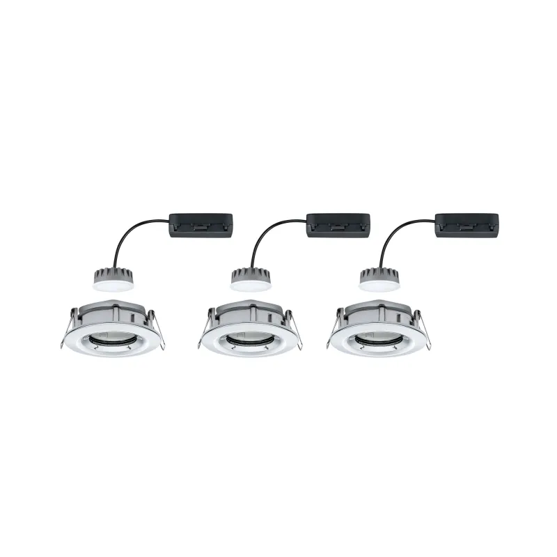 Kit enc Nova Plus Coin grad IP65 rd ori LED 3x6,8W 633lm 2700K Chro...