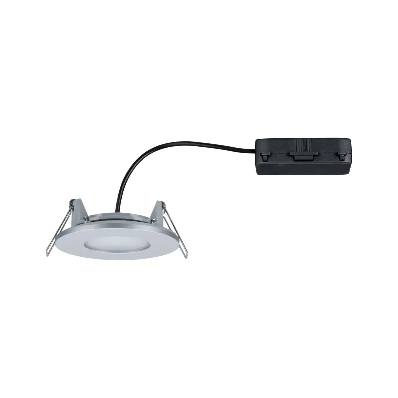 Kit enc Calla BBC/IP65 rond fixe LED 1x500lm 4000K 5W 230V Chrome -...