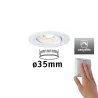 Kit enc Nova mini Plus Coin EasyDim orientable 1x4,2W 2700K 230V bl...