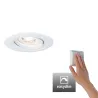 Kit enc Nova mini Plus Coin EasyDim orientable 1x4,2W 2700K 230V bl...