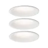 Kit enc Cymbal Coin fixe gra non ébloui LED 3x6,8W/530lm 230V 2700K...