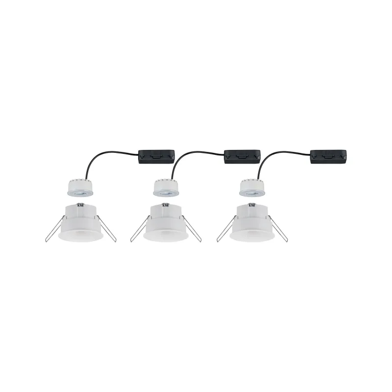 Kit enc Cymbal Coin fixe gra non ébloui LED 3x6,8W/530lm 230V 2700K...
