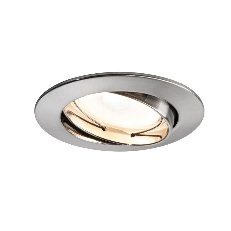 Premium Encastr. orientable max.50W 230V GU10 51mm Acier brossé/Alu...