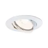 Premium Encastr. orientable max.50W 230V GU10 51mm Blanc/Alu Zinc -...