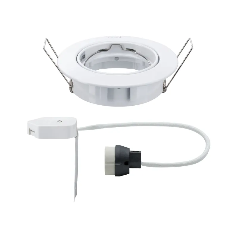 Premium Encastr. orientable max.50W 230V GU10 51mm Blanc/Alu Zinc -...