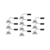 Kit enc Calla IP65 3niv col rd ori 3x560lm tunable white 6,5W 230/1...