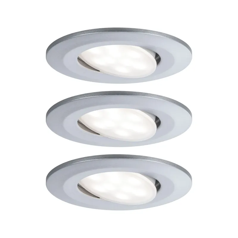 Kit enc Calla BBC/IP65 rond orientable LED 3x680lm 4000K 6W 230V ch...
