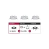 ENC Choose 3 spots fixes max 3x10W Chrome alu 230V 51mm - Pas cher