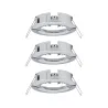 ENC Choose 3 spots fixes max 3x10W Chrome alu 230V 51mm - Pas cher