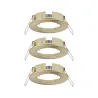 ENC Choose 3 spots fixes max 3x10W Laiton bros alu 230V 51mm - Pas ...