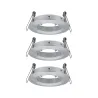 ENC Choose 3 spots fixes max 3x10W Alu tourné alu 230V 51mm - Pas cher