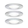 Kit enc Nova rd fixe LED IP44 3 nivgrad 3x6,5W 230V GU10 51mm Alu t...