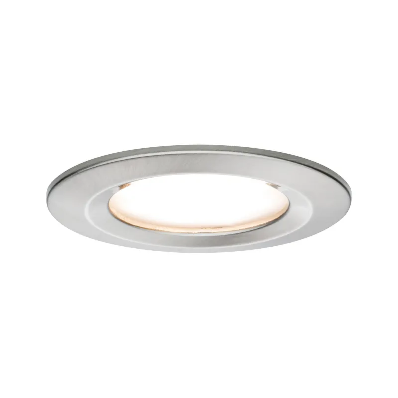 Kit enc Nova Coin 3 niv grad rond fixe LED 1x6,5W 2700K 230V Acier ...