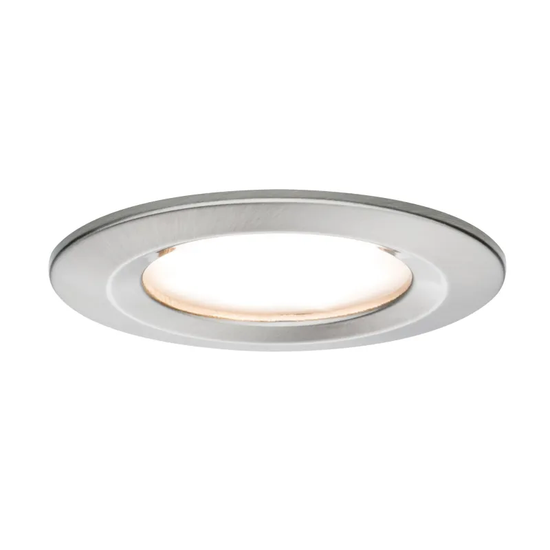 Kit enc Nova Coin 3 niv grad rond fixe LED 3x6,5W 2700K 230V Acier ...
