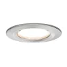 Kit enc Nova Coin 3 niv grad rond fixe LED 3x6,5W 2700K 230V Acier ...