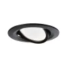 ENC Nova Coin rond orientable LED 3x6,5W 2700K 230V Noir mat/Alu - ...