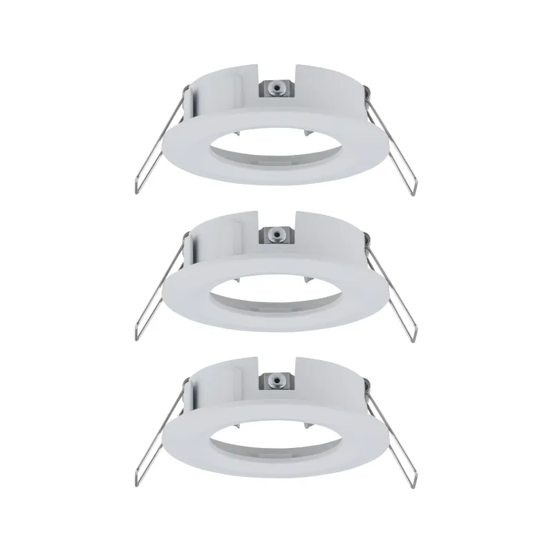 ENC Choose 3 spots fixes max 3x10W Blanc dépoli alu 230V 51mm - Pas...
