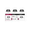 ENC Choose 3 spots fixes max 3x10W Noir mat alu 230V 51mm - Pas cher