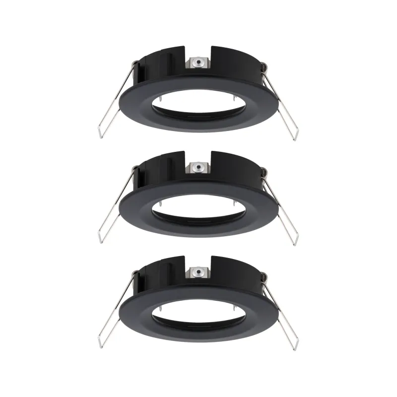 ENC Choose 3 spots fixes max 3x10W Noir mat alu 230V 51mm - Pas cher