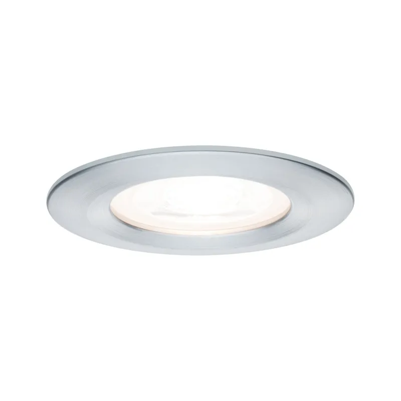 Kit enc Nova rd fixe LED IP44 3 nivgrad 1x6,5W 230V GU10 51mm alu t...