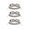 ENC Choose 3 spots fixes max 3x10W Acier bros alu 230V 51mm - Pas cher