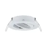 ENC Choose 3 spots orientables max 3x10W 230V 51mm Blanc dépoli alu...
