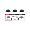 ENC Choose 3 spots orientables max 3x10W 230V 51mm Noir mat alu - P...