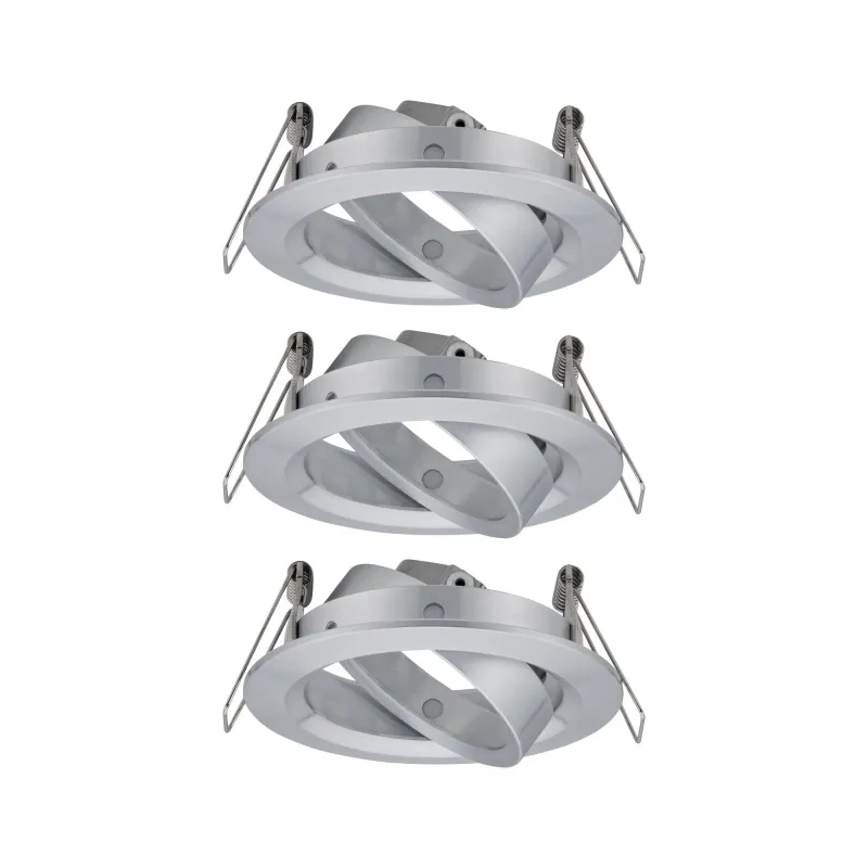 ENC Choose 3 spots orientables max. 3x10W 230V 51mm alu tourné alu ...