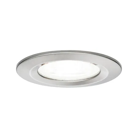 Kit enc Nova rd fixe LED IP44 1x6,5W 4000K 230V GU10 51mm Acier bro...