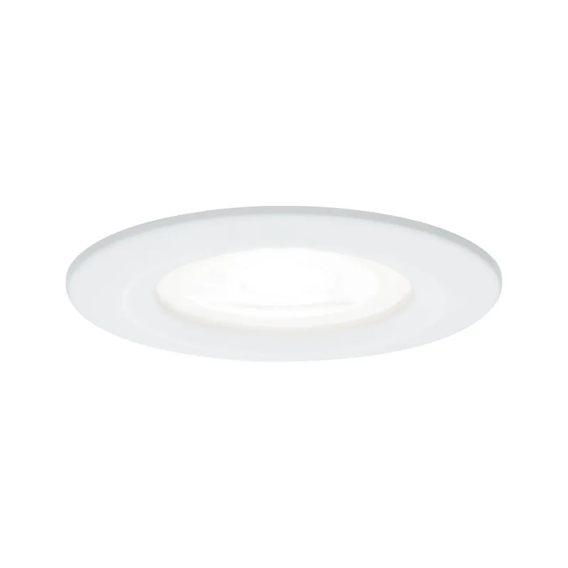 Kit enc Nova rd fixe LED IP44 1x6,5W 4000K 230V GU10 51mm Blanc dép...