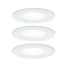 Kit enc Nova rd fixe LED IP44 3x6,5W 4000K 230V GU10 51mm Blanc dép...