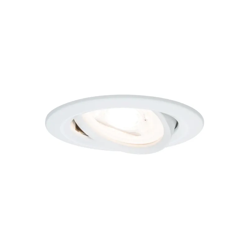 Kit enc Nova rd orientable LED 3x6,5W 2700K 230V GU10 51mm Blc dépo...