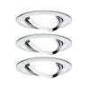 Kit enc Nova rd orientable LED 3x6,5W 2700K 230 V GU10 51 mm chrome...