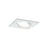 Kit enc Nova carré orientable LED 3x6,5W 2700K 230V GU10 51mm Blc d...