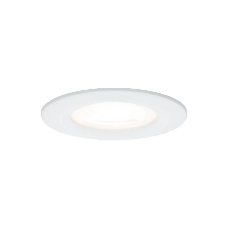 Kit enc Nova rd fixe LED IP44 3x6,5W 2700K 230V GU10 51mm Blc dépol...