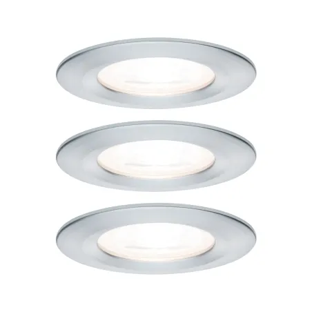 Kit enc Nova rd fixe LED IP44 3x6,5W 2700 K 230V GU10 51mm alu tour...