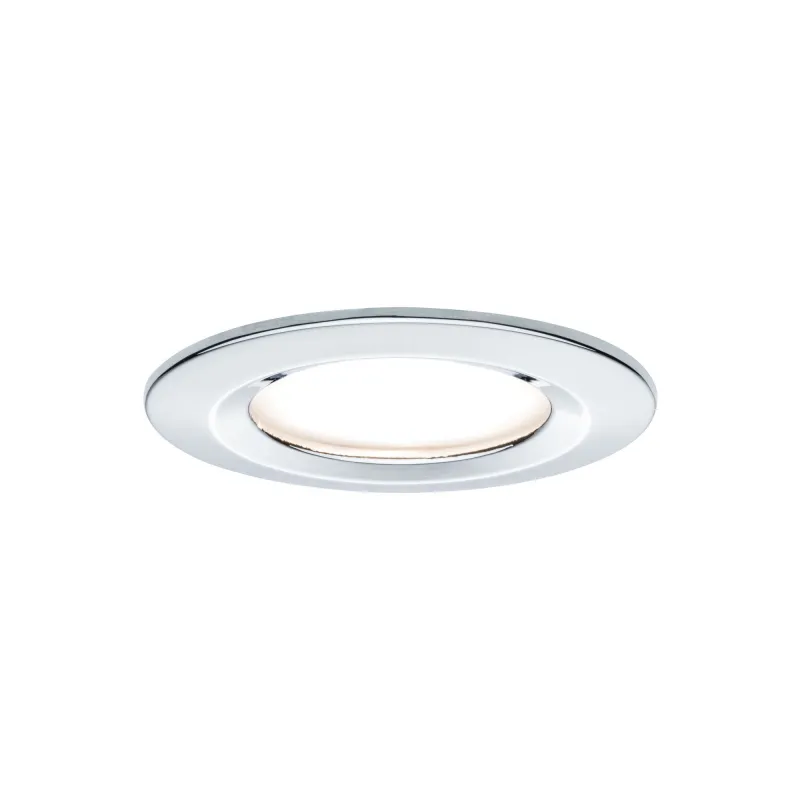 Kit enc Nova rd fixe LED IP44 3x6,5W 2700K 230 V GU10 51 mm chrome/...