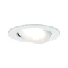 Kit enc Nova Coin rond orientable LED 1x6,5 W 2700 K 230 V blc dép/...
