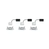 Kit enc Nova Coin rond orientable LED 3x6,5W 2700K 230V Alu tourné ...
