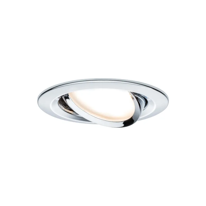 Kit enc Nova Coin rond orientable LED 3x6,5 W 2700 K 230V Chrome/Al...