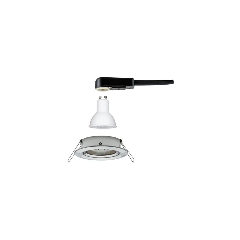 Kit enc Nova rond ori LED 3 nivgrad 1x6,5W 230V GU10 51mm Acier br/...